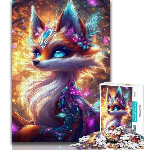Puzzle 1000 Teile für Erwachsene, Fantasy Fox, Dekomprimierendes intellektuelles Lernspielzeug, Geburtstagsgeschenk, Geschenke 50x75cm Puzzle 1000 Teile für Erwachsene, Fantasy Fox, Dekomprimierendes intellektuelles Lernspielzeug, Geburtstagsgeschenk, Geschenke 50x75cm von FLKFDOZ