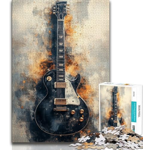 Puzzle 1000 Teile für Erwachsene, Gitarren-Posterkunst, Lernspiele, Heimdekoration, Lernspiel für Geburtstag, Weihnachten, 50x75cm Puzzle 1000 Teile für Erwachsene, Gitarren-Posterkunst, Lernspiele, Heimdekoration, Lernspiel für Geburtstag, Weihnachten, 50x75cm von FLKFDOZ