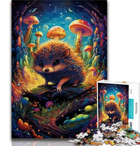 Puzzle 1000 Teile für Erwachsene, Kunst-Igel, Lernspiele, Heimdekoration, Lernspiel für Geburtstag, Weihnachten, 50x75cm Puzzle 1000 Teile für Erwachsene, Kunst-Igel, Lernspiele, Heimdekoration, Lernspiel für Geburtstag, Weihnachten, 50x75cm von FLKFDOZ
