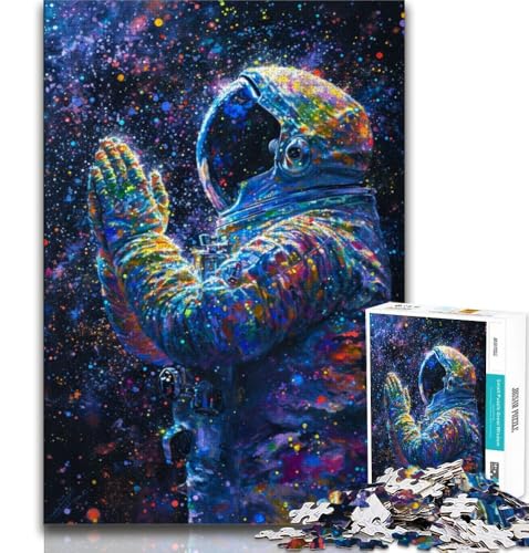 Puzzle 1000 Teile für Erwachsene, betender Astronaut, Lernspiele, Heimdekoration, Lernspiel für Geburtstag, Weihnachten, 50x75cm Puzzle 1000 Teile für Erwachsene, betender Astronaut, Lernspiele, Heimdekoration, Lernspiel für Geburtstag, Weihnachten, 50x75cm von FLKFDOZ