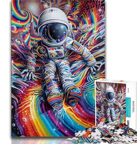 Puzzle 1000 Teile für Erwachsene Astronautentraum, Lernspiele, Heimdekoration, Lernspiel für Geburtstag, Weihnachten, 38x52cm von FLKFDOZ