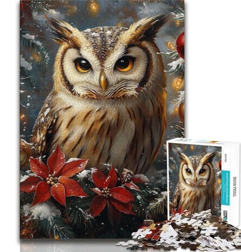 Puzzle 1000 Teile für Erwachsene Eule, Lernspiele, Heimdekoration, Lernspiel für Geburtstag, Weihnachten, 38x26cm Puzzle 1000 Teile für Erwachsene Eule, Lernspiele, Heimdekoration, Lernspiel für Geburtstag, Weihnachten, 38x26cm von FLKFDOZ