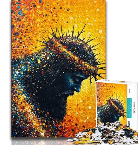 Puzzle 1000 Teile für Erwachsene Goldener Jesus, Lernspiele, Heimdekoration, Lernspiel für Geburtstag, Weihnachten, 50x75cm Puzzle 1000 Teile für Erwachsene Goldener Jesus, Lernspiele, Heimdekoration, Lernspiel für Geburtstag, Weihnachten, 50x75cm von FLKFDOZ