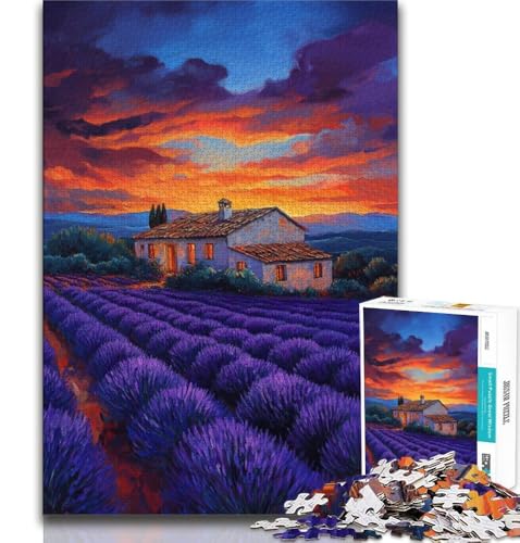 Puzzle 1000 Teile für Erwachsene Lavendelfarm, Lernspiele, Heimdekoration, Lernspiel für Geburtstag, Weihnachten, 50x75cm Puzzle 1000 Teile für Erwachsene Lavendelfarm, Lernspiele, Heimdekoration, Lernspiel für Geburtstag, Weihnachten, 50x75cm von FLKFDOZ
