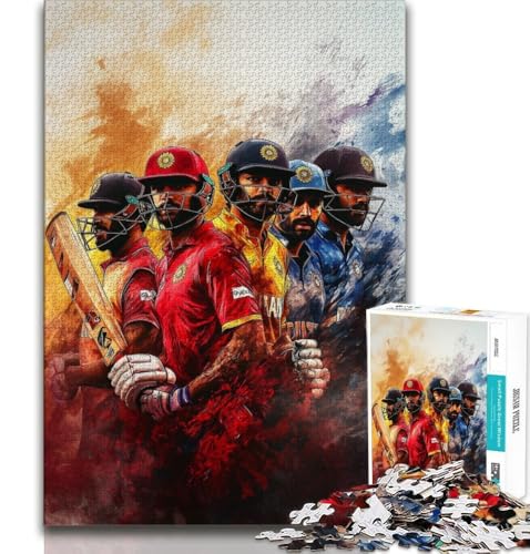 Puzzle 1000 Teile für Erwachsene und Jugendliche, Baseballspieler, anspruchsvolles Spiel, ganze Familie, 38x52cm Puzzle 1000 Teile für Erwachsene und Jugendliche, Baseballspieler, anspruchsvolles Spiel, ganze Familie, 38x52cm von FLKFDOZ