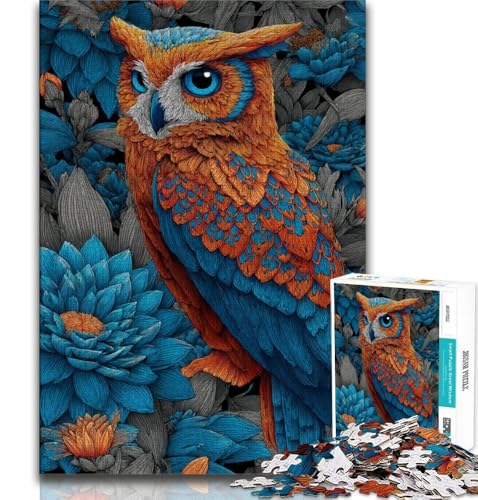 Puzzle 1000 Teile für Erwachsene und Jugendliche, Fantasy-Eule, Denkspiel, Spielzeug, mit vollständig ineinandergreifenden, zufällig geformten Teilen, für Kinder ab 14 Jahren, 38x26cm Puzzle 1000 Teile für Erwachsene und Jugendliche, Fantasy-Eule, Denkspiel, Spielzeug, mit vollständig ineinandergreifenden, zufällig geformten Teilen, für Kinder ab 14 Jahren, 38x26cm von FLKFDOZ