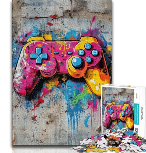 Puzzle 1000 Teile für Erwachsene und Jugendliche, Graffiti-Spiel, anspruchsvolles Spiel, ganze Familie, 38x26cm Puzzle 1000 Teile für Erwachsene und Jugendliche, Graffiti-Spiel, anspruchsvolles Spiel, ganze Familie, 38x26cm von FLKFDOZ