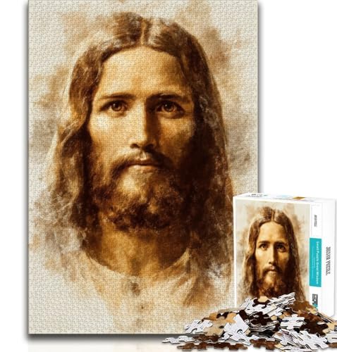 Puzzle 1000 Teile für Erwachsene und Jugendliche, Jesus, anspruchsvolles Spiel, ganze Familie, 50x75cm Puzzle 1000 Teile für Erwachsene und Jugendliche, Jesus, anspruchsvolles Spiel, ganze Familie, 50x75cm von FLKFDOZ