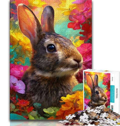 Puzzle 1000 Teile für Erwachsene und Jugendliche, Kaninchen, anspruchsvolles Spiel, ganze Familie, 50x75cm Puzzle 1000 Teile für Erwachsene und Jugendliche, Kaninchen, anspruchsvolles Spiel, ganze Familie, 50x75cm von FLKFDOZ