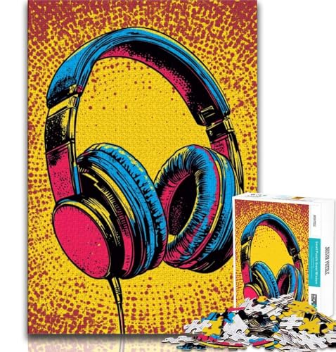Puzzle 1000 Teile für Erwachsene und Jugendliche, Kopfhörerkunst, anspruchsvolles Spiel, ganze Familie, 50x75cm Puzzle 1000 Teile für Erwachsene und Jugendliche, Kopfhörerkunst, anspruchsvolles Spiel, ganze Familie, 50x75cm von FLKFDOZ
