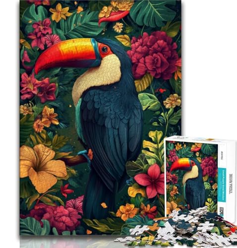 Puzzle 1000 Teile für Erwachsene und Jugendliche, Tukan, anspruchsvolles Spiel, ganze Familie, 38x52cm Puzzle 1000 Teile für Erwachsene und Jugendliche, Tukan, anspruchsvolles Spiel, ganze Familie, 38x52cm von FLKFDOZ