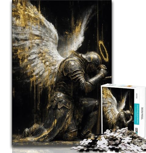 Puzzle 1000 Teile für Erwachsene und Jugendliche, Zehn mittelalterliche Engelritter, anspruchsvolles Spiel und Familienspiel, Künstlersammlung, bildende Kunst, für Kinder ab 14 Jahren, 38x26cm Puzzle 1000 Teile für Erwachsene und Jugendliche, Zehn mittelalterliche Engelritter, anspruchsvolles Spiel und Familienspiel, Künstlersammlung, bildende Kunst, für Kinder ab 14 Jahren, 38x26cm von FLKFDOZ