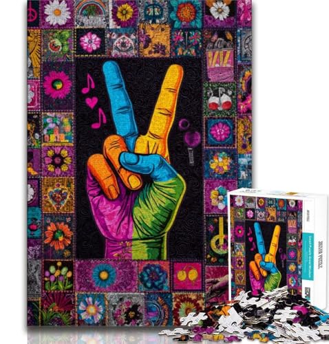 Puzzle 1000 Teile für Teenager, Geschenke, psychedelisch, anspruchsvolles Spiel, ganze Familie, 38x52cm Puzzle 1000 Teile für Teenager, Geschenke, psychedelisch, anspruchsvolles Spiel, ganze Familie, 38x52cm von FLKFDOZ