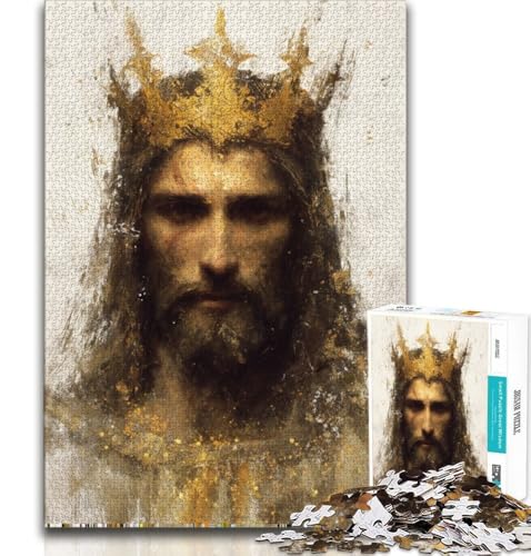 Puzzle 1000 Teile für Teenager, Geschenke für Jesus, anspruchsvolles Spiel, ganze Familie, 50x75cm Puzzle 1000 Teile für Teenager, Geschenke für Jesus, anspruchsvolles Spiel, ganze Familie, 50x75cm von FLKFDOZ
