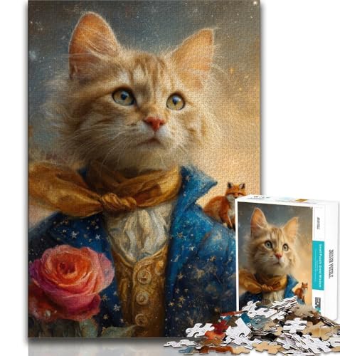 Puzzle 1000 Teile für Teenager-Geschenke, Der Kleine Prinz Hund, Lernspiel für die ganze Familie, Geeignet für die Schreibtischdekoration, 38x52cm Puzzle 1000 Teile für Teenager-Geschenke, Der Kleine Prinz Hund, Lernspiel für die ganze Familie, Geeignet für die Schreibtischdekoration, 38x52cm von FLKFDOZ