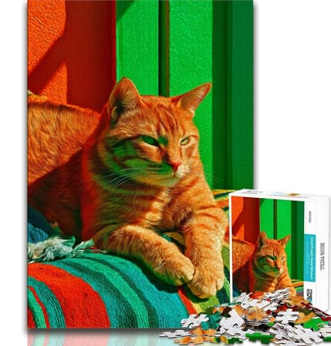 Puzzle 2000 Teile für Erwachsene, Geschenke für Katzenkunst, Familienspiel zum Stressabbau, schwierige Herausforderung, stärkt die Liebe zwischen Paaren, 70x100cm Puzzle 2000 Teile für Erwachsene, Geschenke für Katzenkunst, Familienspiel zum Stressabbau, schwierige Herausforderung, stärkt die Liebe zwischen Paaren, 70x100cm von FLKFDOZ
