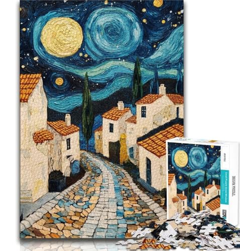 Puzzle 2000 Teile für Erwachsene, Geschenke für Nachthimmelhaus, Familienspiel zum Stressabbau, schwierige Herausforderung, stärkt die Liebe zwischen Paaren, 70x100cm Puzzle 2000 Teile für Erwachsene, Geschenke für Nachthimmelhaus, Familienspiel zum Stressabbau, schwierige Herausforderung, stärkt die Liebe zwischen Paaren, 70x100cm von FLKFDOZ