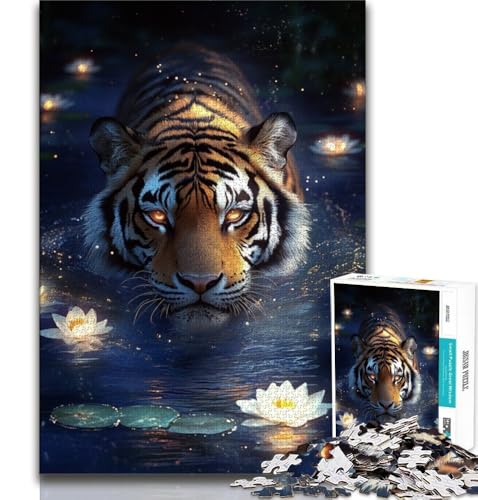 Puzzle 2000 Teile für Erwachsene, Lotus-Tiger, pädagogisches Familienspiel, Wanddekoration, einzigartige Geburtstags, 70x100cm Puzzle 2000 Teile für Erwachsene, Lotus-Tiger, pädagogisches Familienspiel, Wanddekoration, einzigartige Geburtstags, 70x100cm von FLKFDOZ