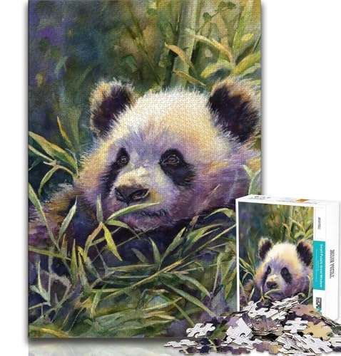 Puzzle 2000 Teile für Teenager, Panda, anspruchsvolles Spiel und Lernspiel für die ganze Familie zum Geburtstag, Weihnachten, 70x100cm von FLKFDOZ