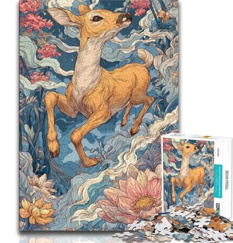 Puzzle 2000 Teile für Teenager, Tierhirsch, anspruchsvolles Spiel, ganze Familie, 70x100cm Puzzle 2000 Teile für Teenager, Tierhirsch, anspruchsvolles Spiel, ganze Familie, 70x100cm von FLKFDOZ