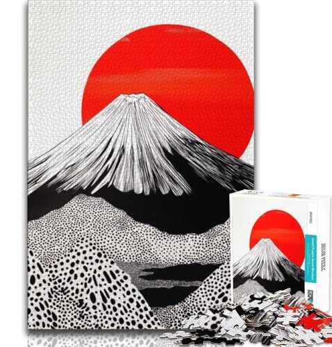 Puzzle für Erwachsene, 1000 Puzzles, Berg Fuji, Japan, Lernspielzeug, Familienspiele, geeignet als Schreibtischdekoration, 38x52cm Puzzle für Erwachsene, 1000 Puzzles, Berg Fuji, Japan, Lernspielzeug, Familienspiele, geeignet als Schreibtischdekoration, 38x52cm von FLKFDOZ
