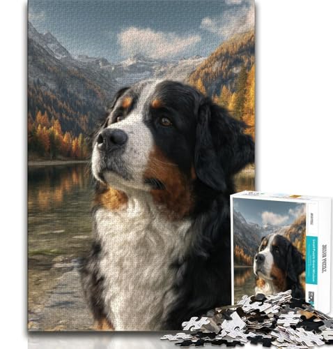 Puzzle für Erwachsene, 1000 Teile, Berner Sennenhund, Familienaktivität, Spaß zu Hause, Geburtstagsgeschenk, Reisegeschenke, 50x75cm Puzzle für Erwachsene, 1000 Teile, Berner Sennenhund, Familienaktivität, Spaß zu Hause, Geburtstagsgeschenk, Reisegeschenke, 50x75cm von FLKFDOZ