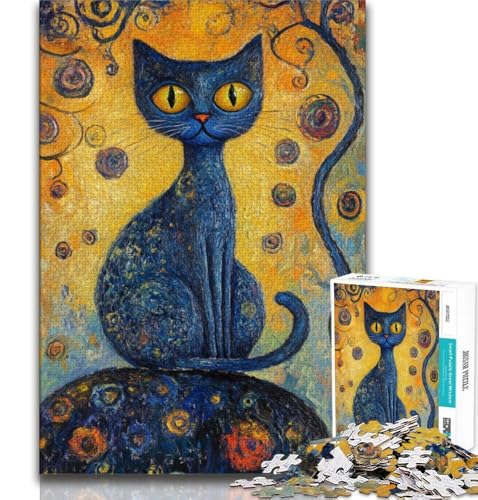 Puzzle für Erwachsene, Kunstkatze, herausfordernd und knifflig, ganze Familie für Kinder ab 14 Jahren, 38x26cm Puzzle für Erwachsene, Kunstkatze, herausfordernd und knifflig, ganze Familie für Kinder ab 14 Jahren, 38x26cm von FLKFDOZ