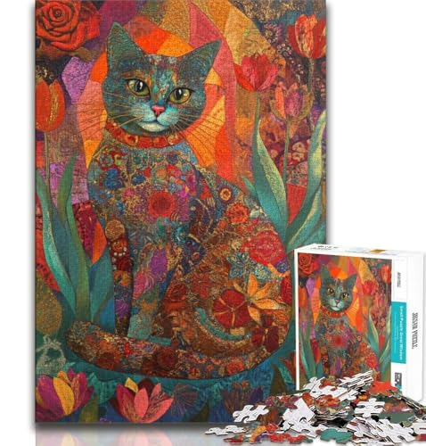 Puzzle für Erwachsene, Traumkatze, herausfordernd und knifflig, ganze Familie für Kinder ab 14 Jahren, 38x26cm Puzzle für Erwachsene, Traumkatze, herausfordernd und knifflig, ganze Familie für Kinder ab 14 Jahren, 38x26cm von FLKFDOZ