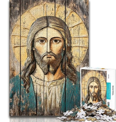 Puzzle für Erwachsene 1000 Jesus, Lernspielzeug, Lernspiel für Geburtstag, Weihnachten, für Kinder ab 14 Jahren, 38x26cm von FLKFDOZ