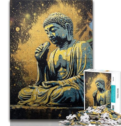 Puzzle für Erwachsene 1000 Teile Buddha-Statuen, Lernspiele, Heimdekoration ganze Familie, 50x75cm Puzzle für Erwachsene 1000 Teile Buddha-Statuen, Lernspiele, Heimdekoration ganze Familie, 50x75cm von FLKFDOZ
