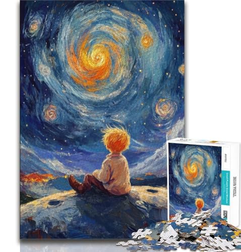 Puzzle für Erwachsene 1000 Teile Der kleine Prinz des Nachthimmels, Lernspiele, Heimdekoration ganze Familie, 50x75cm Puzzle für Erwachsene 1000 Teile Der kleine Prinz des Nachthimmels, Lernspiele, Heimdekoration ganze Familie, 50x75cm von FLKFDOZ
