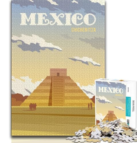 Puzzle für Erwachsene Mexiko, herausfordernd und knifflig, ganze Familie für Kinder ab 14 Jahren, 38x26cm Puzzle für Erwachsene Mexiko, herausfordernd und knifflig, ganze Familie für Kinder ab 14 Jahren, 38x26cm von FLKFDOZ