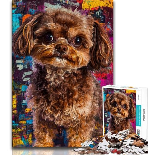 Puzzle für Erwachsene mit braunem Malteser-Hund, 2000 Teile, anspruchsvolles Spiel und Wanddekoration für die ganze Familie, einzigartige Geburtstags, 70x100cm Puzzle für Erwachsene mit braunem Malteser-Hund, 2000 Teile, anspruchsvolles Spiel und Wanddekoration für die ganze Familie, einzigartige Geburtstags, 70x100cm von FLKFDOZ