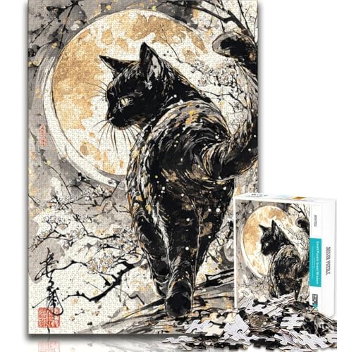 Puzzle für Erwachsene und Jugendliche, 1000 Teile, Katze, Spielzeug, Denkspiel, ganze Familie, geeignet für Kinder ab 14 Jahren, 38x26cm Puzzle für Erwachsene und Jugendliche, 1000 Teile, Katze, Spielzeug, Denkspiel, ganze Familie, geeignet für Kinder ab 14 Jahren, 38x26cm von FLKFDOZ