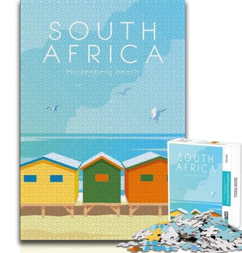 Puzzle für Erwachsene und Jugendliche, 1000 Teile, Südafrika, Spielzeug, Denkspiel, ganze Familie, geeignet für Kinder ab 14 Jahren, 38x26cm Puzzle für Erwachsene und Jugendliche, 1000 Teile, Südafrika, Spielzeug, Denkspiel, ganze Familie, geeignet für Kinder ab 14 Jahren, 38x26cm von FLKFDOZ