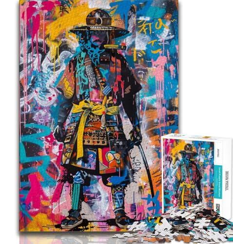 Puzzle für Jugendliche, 1000 Teile, Ninja-Samurai-Ölgemälde, Spielzeug, Lernspiele, Stressabbau, Stärkung der Liebe zwischen Paaren, für Kinder ab 14 Jahren, 38x26cm Puzzle für Jugendliche, 1000 Teile, Ninja-Samurai-Ölgemälde, Spielzeug, Lernspiele, Stressabbau, Stärkung der Liebe zwischen Paaren, für Kinder ab 14 Jahren, 38x26cm von FLKFDOZ