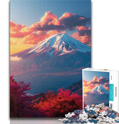 Puzzle für Teenager, 1000 Puzzles, Berg Fuji, Spielzeug, Lernspiele, Stressabbau, einzigartige Geburtstags- und Geschenkideen, 38x52cm Puzzle für Teenager, 1000 Puzzles, Berg Fuji, Spielzeug, Lernspiele, Stressabbau, einzigartige Geburtstags- und Geschenkideen, 38x52cm von FLKFDOZ