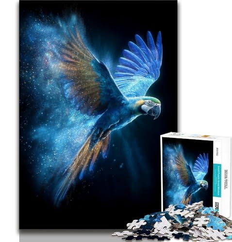Puzzle für Teenager, 1000 Puzzles, kosmischer Papagei, Spielzeug, Lernspiele, Stressabbau, einzigartige Geburtstags- und Geschenkideen, 38x26cm Puzzle für Teenager, 1000 Puzzles, kosmischer Papagei, Spielzeug, Lernspiele, Stressabbau, einzigartige Geburtstags- und Geschenkideen, 38x26cm von FLKFDOZ