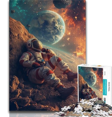 Puzzle für Teenager, 1000 Teile, Astronaut, Spielzeug, Lernspiele, Stressabbau, tolle Geschenke und Spielzeuge, 38x52cm Puzzle für Teenager, 1000 Teile, Astronaut, Spielzeug, Lernspiele, Stressabbau, tolle Geschenke und Spielzeuge, 38x52cm von FLKFDOZ