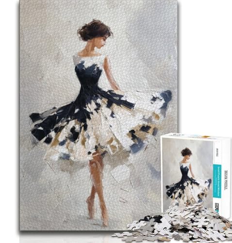 Puzzle für Teenager, 1000 Teile, Ballett-Ölgemälde, Spielzeug, Lernspiele, Stressabbau, tolle Geschenke und Spielzeuge, 38x52cm Puzzle für Teenager, 1000 Teile, Ballett-Ölgemälde, Spielzeug, Lernspiele, Stressabbau, tolle Geschenke und Spielzeuge, 38x52cm von FLKFDOZ