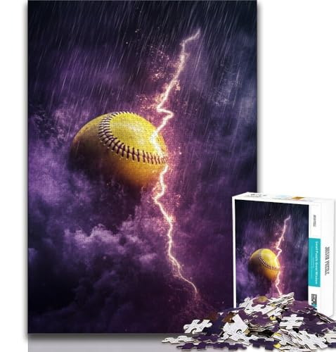 Puzzle für Teenager, 1000 Teile, Baseball-Sport, Spielzeug, Lernspiele, Stressabbau, tolle Geschenke und Spielzeuge, 38x52cm Puzzle für Teenager, 1000 Teile, Baseball-Sport, Spielzeug, Lernspiele, Stressabbau, tolle Geschenke und Spielzeuge, 38x52cm von FLKFDOZ