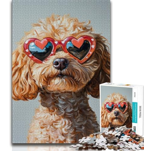 Puzzle für Teenager, 1000 Teile, Cavapoo, Spielzeug, Lernspiele, Stressabbau, tolle Geschenke und Spielzeuge, 38x52cm Puzzle für Teenager, 1000 Teile, Cavapoo, Spielzeug, Lernspiele, Stressabbau, tolle Geschenke und Spielzeuge, 38x52cm von FLKFDOZ