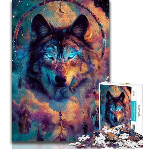 Puzzle für Teenager, 1000 Teile, Fangnetzwolf, Spielzeug, Lernspiele, Stressabbau, tolle Geschenke und Spielzeuge, 38x52cm Puzzle für Teenager, 1000 Teile, Fangnetzwolf, Spielzeug, Lernspiele, Stressabbau, tolle Geschenke und Spielzeuge, 38x52cm von FLKFDOZ