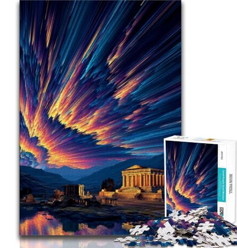 Puzzle für Teenager, 1000 Teile, Fantasielandschaft, Spielzeug, Lernspiele, Stressabbau, tolle Geschenke und Spielzeuge, 38x52cm Puzzle für Teenager, 1000 Teile, Fantasielandschaft, Spielzeug, Lernspiele, Stressabbau, tolle Geschenke und Spielzeuge, 38x52cm von FLKFDOZ