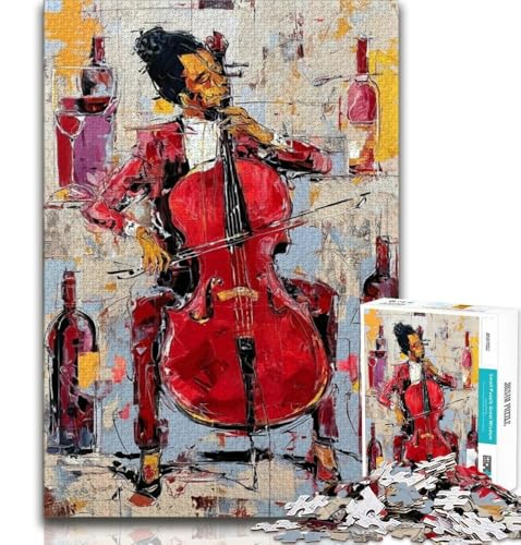 Puzzle für Teenager, 1000 Teile, Fantasy-Gitarre, Spielzeug, Lernspiele, Stressabbau, tolle Geschenke und Spielzeuge, 38x52cm Puzzle für Teenager, 1000 Teile, Fantasy-Gitarre, Spielzeug, Lernspiele, Stressabbau, tolle Geschenke und Spielzeuge, 38x52cm von FLKFDOZ