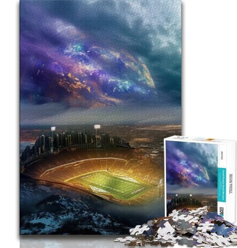 Puzzle für Teenager, 1000 Teile, Fußballfeld, Spielzeug, Lernspiele, Stressabbau, tolle Geschenke und Spielzeuge, 38x52cm Puzzle für Teenager, 1000 Teile, Fußballfeld, Spielzeug, Lernspiele, Stressabbau, tolle Geschenke und Spielzeuge, 38x52cm von FLKFDOZ