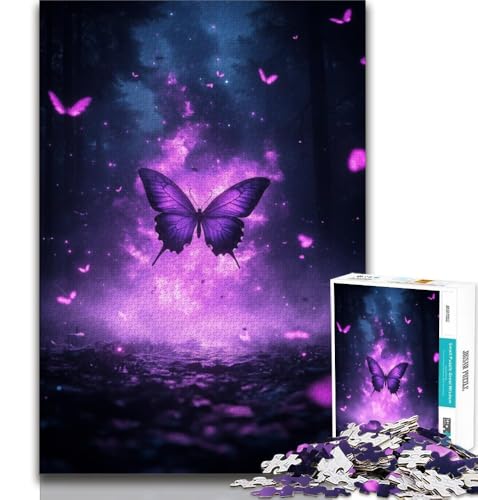 Puzzle für Teenager, 1000 Teile, Galaxie-Schmetterling, Lernspiele, Heimdekoration, Lernspiel für Geburtstag, Weihnachten, 50x75cm Puzzle für Teenager, 1000 Teile, Galaxie-Schmetterling, Lernspiele, Heimdekoration, Lernspiel für Geburtstag, Weihnachten, 50x75cm von FLKFDOZ