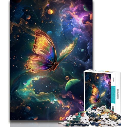 Puzzle für Teenager, 1000 Teile, Galaxie-Schmetterling, Lernspiele, Heimdekoration, Lernspiel für Geburtstag, Weihnachten, 50x75cm Puzzle für Teenager, 1000 Teile, Galaxie-Schmetterling, Lernspiele, Heimdekoration, Lernspiel für Geburtstag, Weihnachten, 50x75cm von FLKFDOZ