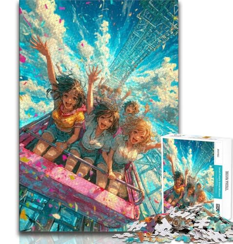 Puzzle für Teenager, 1000 Teile, Japanisches Anime-Mädchen, Stressabbau, schwierige Herausforderung, jedes Teil ist einzigartig – anspruchsvolles Familienspiel, 50x75cm Puzzle für Teenager, 1000 Teile, Japanisches Anime-Mädchen, Stressabbau, schwierige Herausforderung, jedes Teil ist einzigartig – anspruchsvolles Familienspiel, 50x75cm von FLKFDOZ
