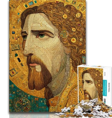 Puzzle für Teenager, 1000 Teile, Jesus, Spielzeug, Denkspiel, jedes Teil ist einzigartig – anspruchsvolles Familienspiel, geeignet für Kinder und Jugendliche ab 14 Jahren, 38x26cm Puzzle für Teenager, 1000 Teile, Jesus, Spielzeug, Denkspiel, jedes Teil ist einzigartig – anspruchsvolles Familienspiel, geeignet für Kinder und Jugendliche ab 14 Jahren, 38x26cm von FLKFDOZ